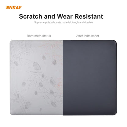 ENKAY 3 in 1 Matte Laptop Protective Case + US Version TPU Keyboard Film + Anti-dust Plugs Set for MacBook Air 13.3 inch A2179 & A2337 (2020)(Pink) - MacBook Air Cases by ENKAY | Online Shopping UK | buy2fix