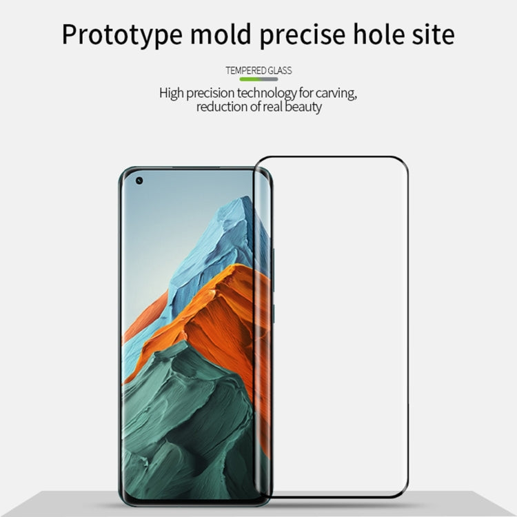 For Xiaomi Mi 11 Pro MOFI 9H 3D Explosion Proof Thermal Bending Full Screen Covered Tempered Glass Film(Black) -  by MOFI | Online Shopping UK | buy2fix