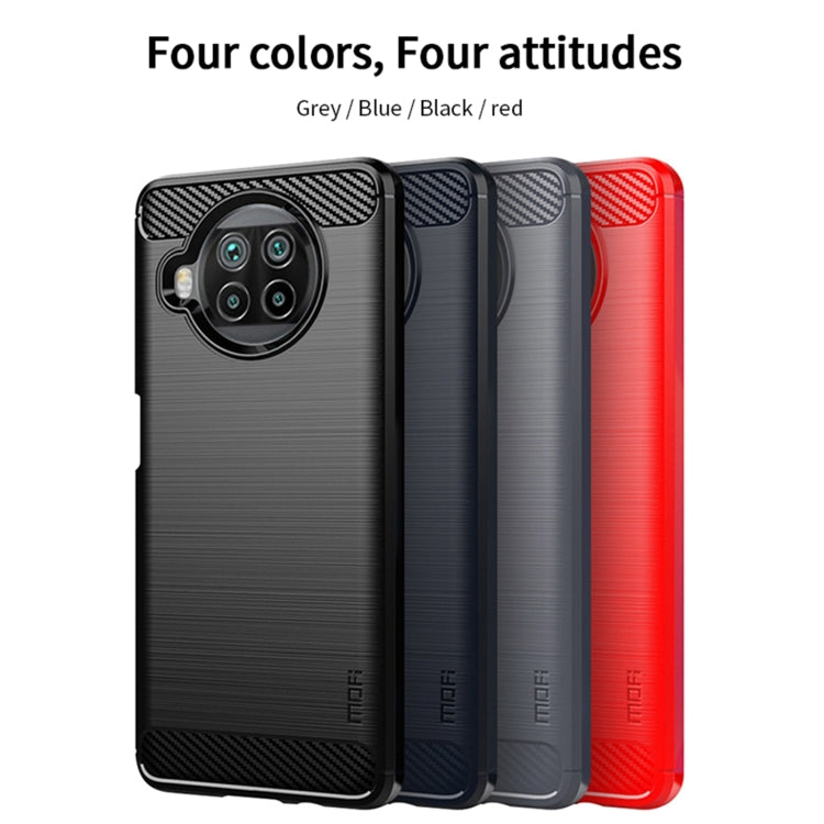 For Xiaomi Mi 10T Lite /Mi 10i 5G / Note 9 Pro 5G MOFI Gentleness Series Brushed Texture Carbon Fiber Soft TPU Case(Black) - Xiaomi Cases by MOFI | Online Shopping UK | buy2fix