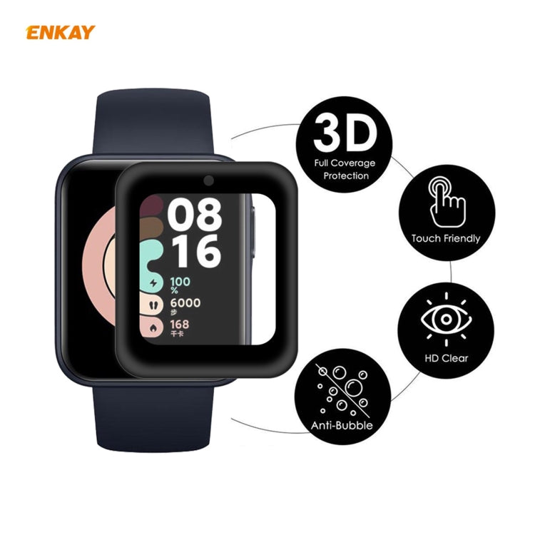 For Redmi Watch 5 PCS ENKAY Hat-Prince 3D Full Screen Soft PC Edge + PMMA HD Screen Protector Film - Screen Protector by ENKAY | Online Shopping UK | buy2fix