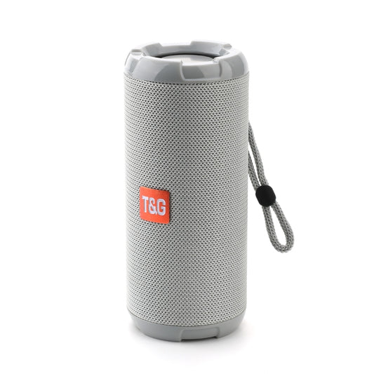 T&G TG621 Portable Waterproof 3D Stereo Wireless Speaker, Support FM Radio / TWS / TF Card(Gray) - Waterproof Speaker by T&G | Online Shopping UK | buy2fix