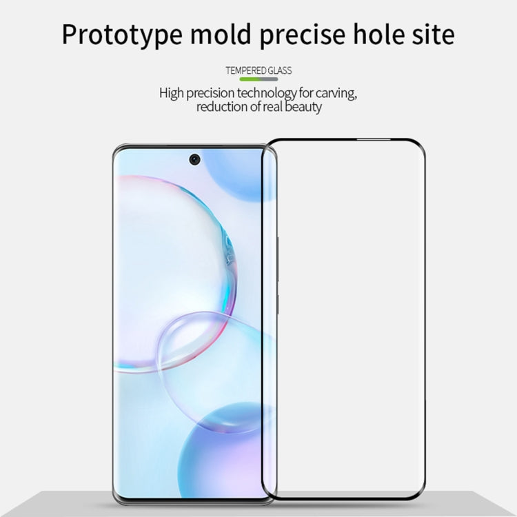 For Honor 50 MOFI 9H 3D Explosion-Proof Hot Bending Full Screen Tempered Glass Film(Black) - Honor Tempered Glass by MOFI | Online Shopping UK | buy2fix