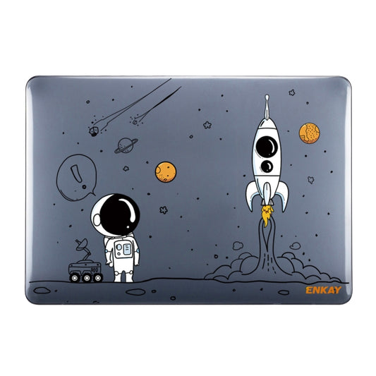 ENKAY Spaceman Pattern Laotop Protective Crystal Case for MacBook Pro 13.3 inch A1706 / A1708 / A1989 / A2159(Spaceman No.1) - MacBook Pro Cases by ENKAY | Online Shopping UK | buy2fix