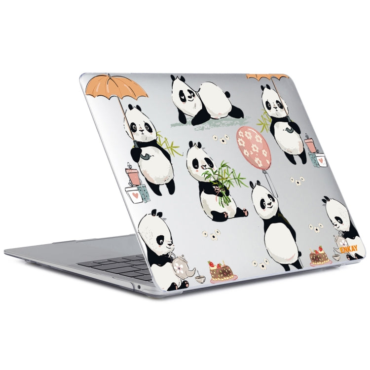 ENKAY Animal Series Pattern Laotop Protective Crystal Case For MacBook Pro 15.4 inch A1707 / A1990(Panda) - MacBook Pro Cases by ENKAY | Online Shopping UK | buy2fix