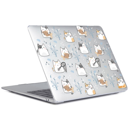 ENKAY Animal Series Pattern Laotop Protective Crystal Case For MacBook Pro 16 inch A2141(Cute Cat) - MacBook Pro Cases by ENKAY | Online Shopping UK | buy2fix