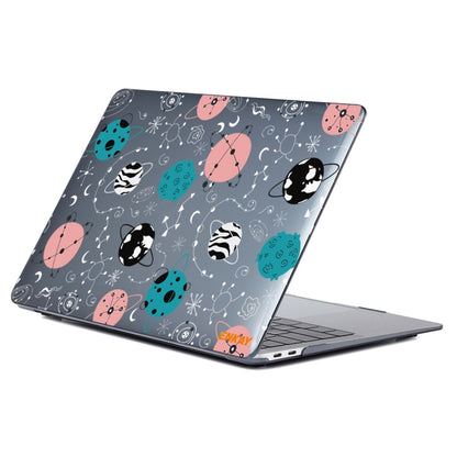 ENKAY Star Series Pattern Laotop Protective Crystal Case For MacBook Pro 13.3 inch A1706 / A1708 / A1989 / A2159(Geometric Planet) - MacBook Pro Cases by ENKAY | Online Shopping UK | buy2fix