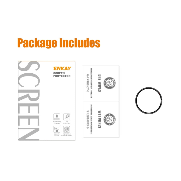1 PC ENKAY 3D Full Coverage Soft PC Edge + PMMA HD Screen Protector Film For Garmin Fenix 7 - Screen Protector by ENKAY | Online Shopping UK | buy2fix