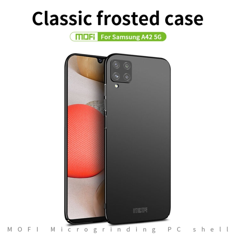 For Samsung Galaxy A42 5G / M42 5G MOFI Frosted PC Ultra-thin Hard Phone Case(Rose gold) - Galaxy Phone Cases by MOFI | Online Shopping UK | buy2fix
