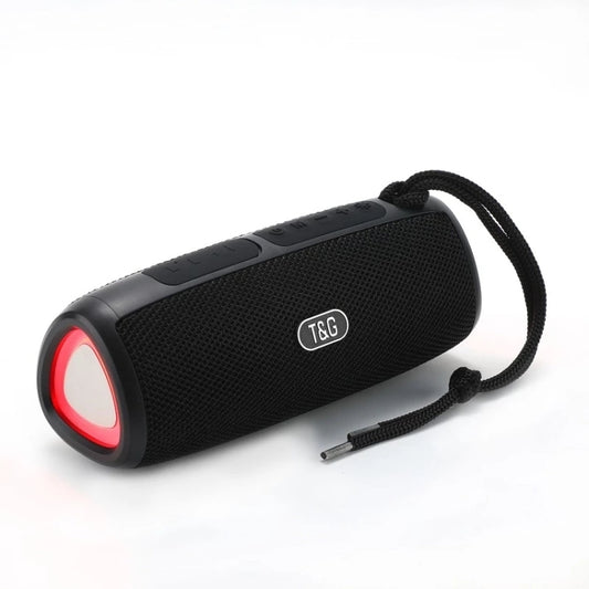 T&G TG344 Portable LED Light TWS Wireless Bluetooth Speaker(Black) - Desktop Speaker by T&G | Online Shopping UK | buy2fix