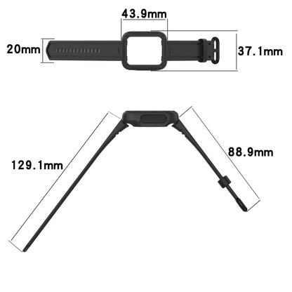 For Xiaomi Mi Watch Lite Silicone Solid Color Watch Band(Purple) - Watch Bands by buy2fix | Online Shopping UK | buy2fix