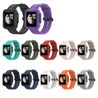 For Xiaomi Mi Watch 2 Lite Silicone Solid Color Watch Band(Pink) - Watch Bands by buy2fix | Online Shopping UK | buy2fix