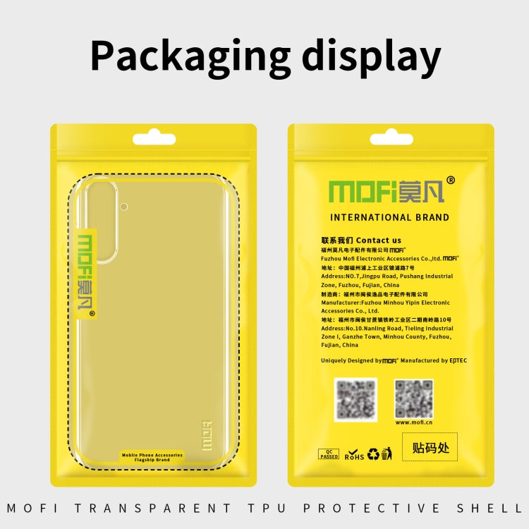 For Samsung Galaxy A53 5G MOFI Ming Series Ultra-thin TPU Phone Case(Transparent) - Galaxy Phone Cases by MOFI | Online Shopping UK | buy2fix