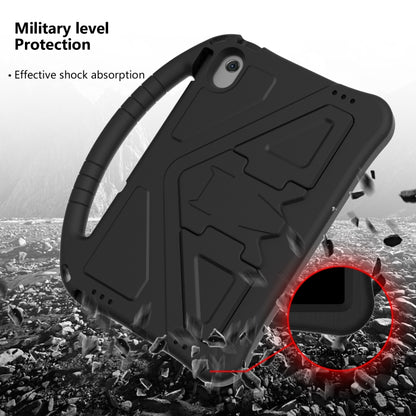 For Lenovo Tab M10 Plus 10.6 3rd Gen TB125FU 2022 EVA Shockproof Tablet Case with Holder(Black) - Lenovo by buy2fix | Online Shopping UK | buy2fix