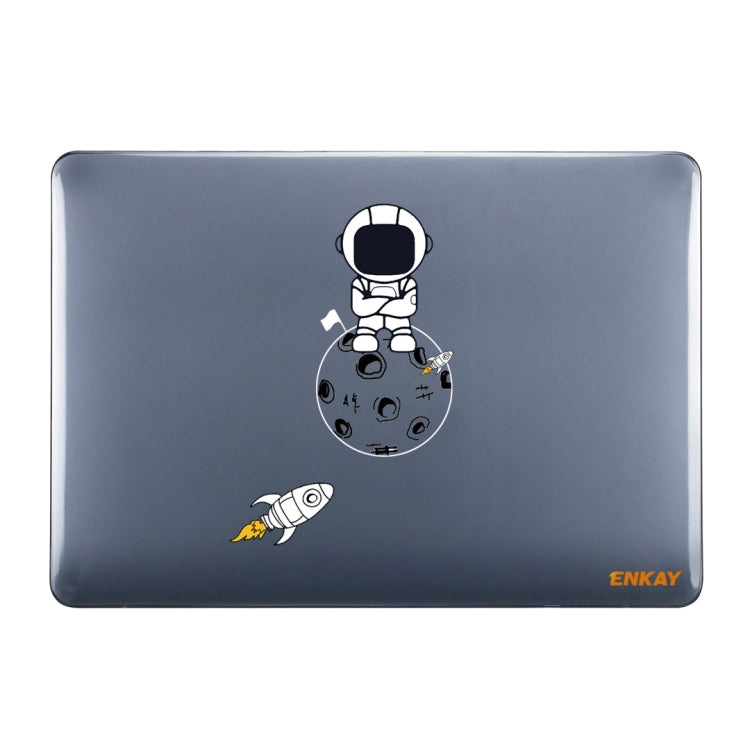 For MacBook Pro 14.2 A2442/A2779 2023 ENKAY Hat-Prince 3 in 1 Spaceman Pattern Laotop Protective Crystal Case with TPU Keyboard Film / Anti-dust Plugs, Version:EU(Spaceman No.4) - MacBook Pro Cases by ENKAY | Online Shopping UK | buy2fix