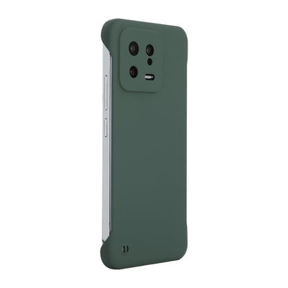 For Xiaomi 13 ENKAY Hat-Prince Matte Frameless Hard PC Phone Case(Dark Green) - Xiaomi Cases by ENKAY | Online Shopping UK | buy2fix