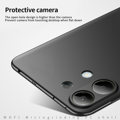 For Xiaomi Redmi Note 13 4G MOFI Micro-Frosted PC Ultra-thin Hard Phone Case(Blue) - Note 13 Cases by MOFI | Online Shopping UK | buy2fix