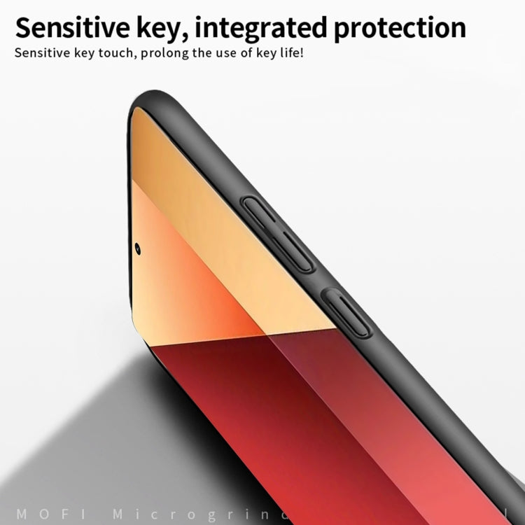 For Xiaomi Redmi Note 13 Pro 4G MOFI Micro-Frosted PC Ultra-thin Hard Phone Case(Red) - Note 13 Pro Cases by MOFI | Online Shopping UK | buy2fix