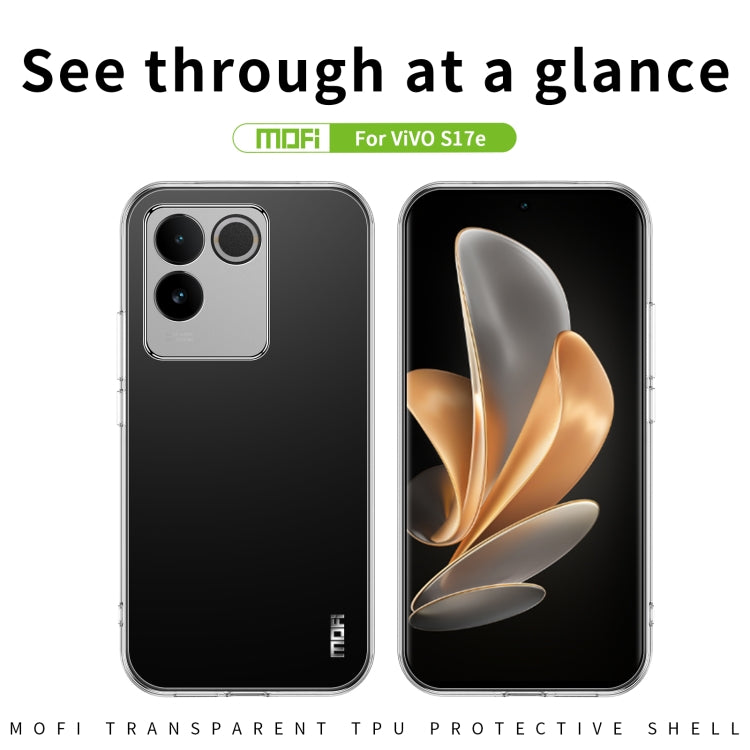 For vivo S17e MOFI Ming Series Ultra-thin TPU Phone Case(Transparent) - vivo Cases by MOFI | Online Shopping UK | buy2fix