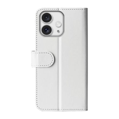 For iPhone 16 Pro R64 Texture Horizontal Flip Leather Phone Case(White) - iPhone 16 Pro Cases by buy2fix | Online Shopping UK | buy2fix