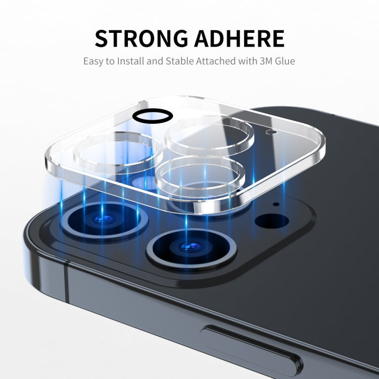 For iPhone 15 Pro / 15 Pro Max 2pcs ENKAY Hat-Prince 9H Rear Camera Lens Tempered Glass Film - iPhone 15 Pro Max Tempered Glass by ENKAY | Online Shopping UK | buy2fix