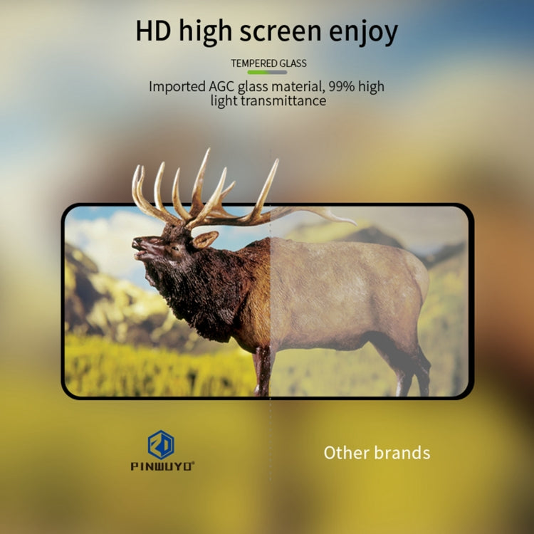 For Meizu 21 Pro PINWUYO 9H 2.5D Full Screen Tempered Glass Film(Black) - For Meizu by PINWUYO | Online Shopping UK | buy2fix