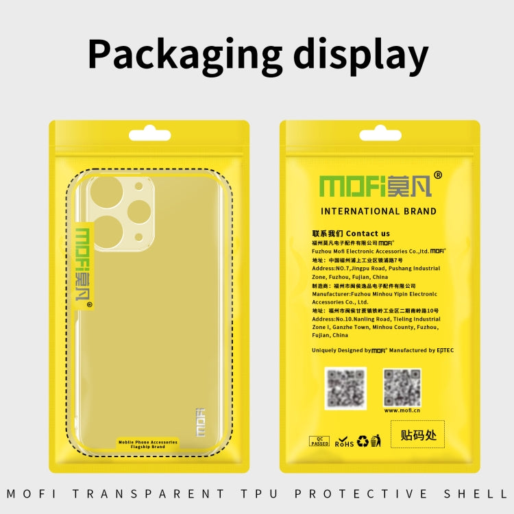 For Xiaomi Redmi Note 13 MOFI Ming Series Ultra-thin TPU Phone Case(Transparent) - Note 13 Cases by MOFI | Online Shopping UK | buy2fix