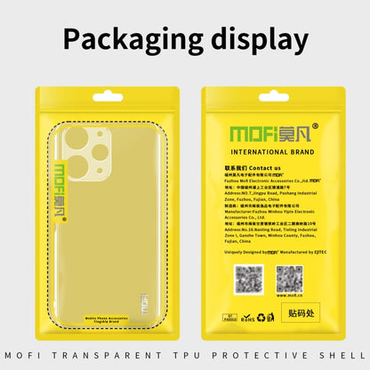 ForXiaomi Redmi Turbo 3 MOFI Ming Series Ultra-thin TPU Phone Case(Transparent) - Xiaomi Cases by MOFI | Online Shopping UK | buy2fix