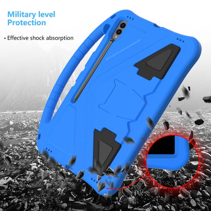 For Samsung Galaxy Tab S9 Ultra EVA Shockproof Tablet Case with Holder(Blue) - Galaxy Tab S9 Ultra Cases by buy2fix | Online Shopping UK | buy2fix