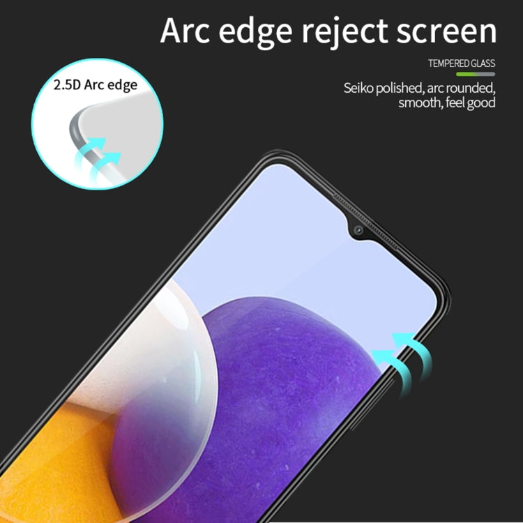 For Xiaomi Poco M6 MOFI 9H 2.5D Full Screen Tempered Glass Film(Black) -  by MOFI | Online Shopping UK | buy2fix