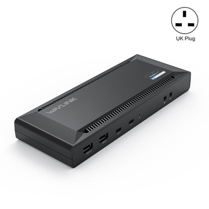 Wavlink UG69PD2 Dual 4K Fast Charging Integrated Docking Station, Plug:UK Plug -  by WAVLINK | Online Shopping UK | buy2fix