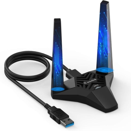 WAVLINK WN692A3 Lag-Free Gaming High Speed AC1300M Wireless Dual Band USB 3.0 Adapter - USB Network Adapter by WAVLINK | Online Shopping UK | buy2fix