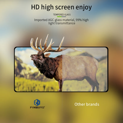 For vivo S19 PINWUYO 9H 2.5D Full Screen Tempered Glass Film(Black) - vivo Tempered Glass by PINWUYO | Online Shopping UK | buy2fix