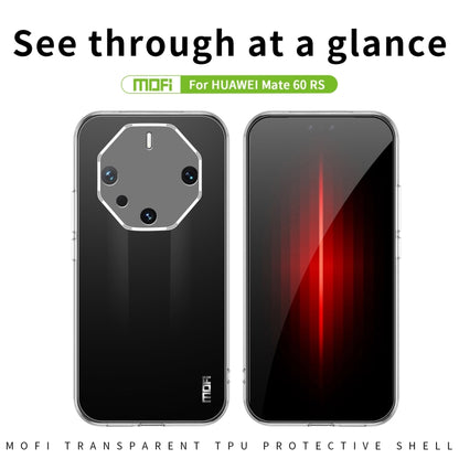 For Huawei Mate 60 RS Ultimate MOFI Ming Series Ultra-thin TPU Phone Case(Transparent) - Huawei Cases by MOFI | Online Shopping UK | buy2fix