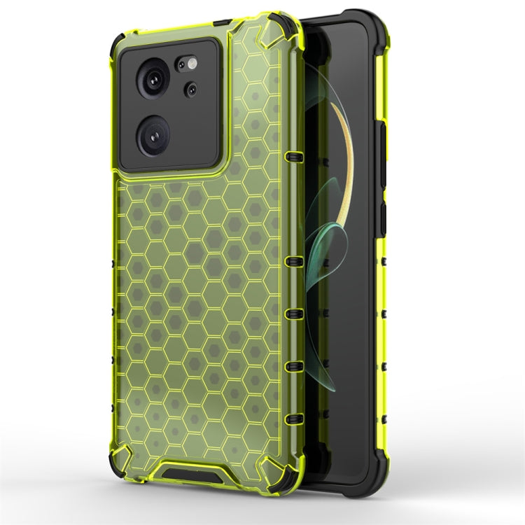 For Redmi K60 Ultra Shockproof Honeycomb Phone Case(Green) - Redmi K60 Ultra Cases by buy2fix | Online Shopping UK | buy2fix