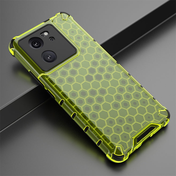 For Redmi K60 Ultra Shockproof Honeycomb Phone Case(Green) - Redmi K60 Ultra Cases by buy2fix | Online Shopping UK | buy2fix