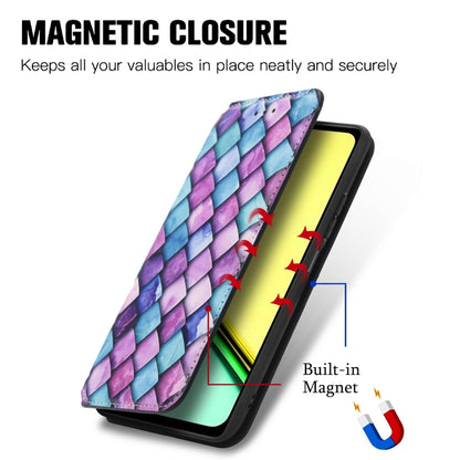 For Realme C67 4G CaseNeo Colorful Magnetic Leather Phone Case(Colored Squares) - C67 Cases by buy2fix | Online Shopping UK | buy2fix