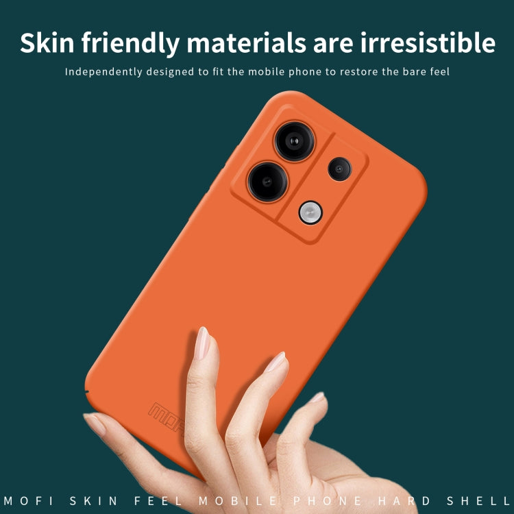 For Xiaomi Redmi Note 13 MOFI Qin Series Skin Feel All-inclusive PC Phone Case(Blue) - Note 13 Cases by MOFI | Online Shopping UK | buy2fix