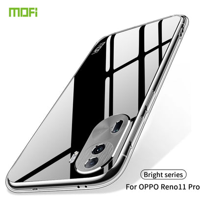 For OPPO Reno11 Pro China MOFI Ming Series Ultra-thin TPU Phone Case(Transparent) - Reno11 Pro Cases by MOFI | Online Shopping UK | buy2fix