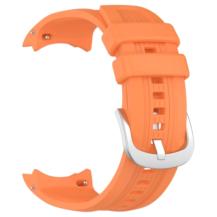 For Amazfit Balance A2286 Vertical Texture Silicone Watch Band(Orange) - Watch Bands by buy2fix | Online Shopping UK | buy2fix