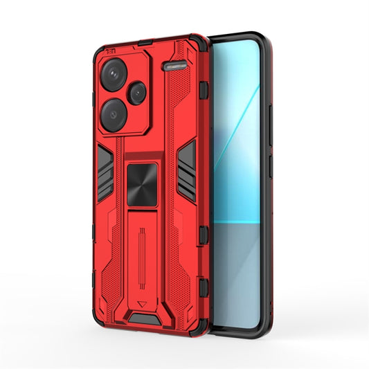 For Redmi Note 13 Pro+ Supersonic Armor PC Hybrid TPU Phone Case(Red) - Note 13 Pro+ Cases by buy2fix | Online Shopping UK | buy2fix
