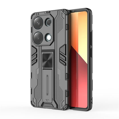 For  Redmi Note 13 Pro 4G Supersonic Armor PC Hybrid TPU Phone Case(Black) - Note 13 Pro Cases by buy2fix | Online Shopping UK | buy2fix