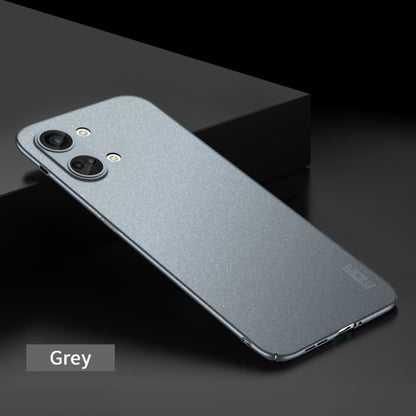 For OnePlus Ace 2V / Nord 3 MOFI Fandun Series Frosted PC Ultra-thin All-inclusive Phone Case(Gray) - OnePlus Cases by MOFI | Online Shopping UK | buy2fix