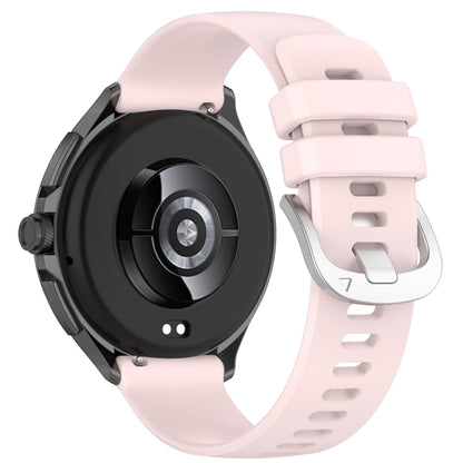 For Xiaomi Watch S3 Glossy Surface Silicone Watch Band(Pink) - Watch Bands by buy2fix | Online Shopping UK | buy2fix