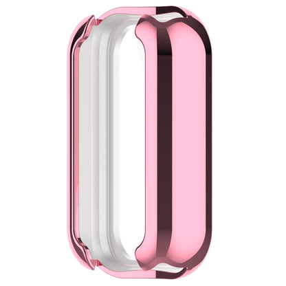 For Xiaomi Smart Band 8 Active Full Package TPU Electroplated Watch Protective Case(Pink) - Watch Cases by buy2fix | Online Shopping UK | buy2fix