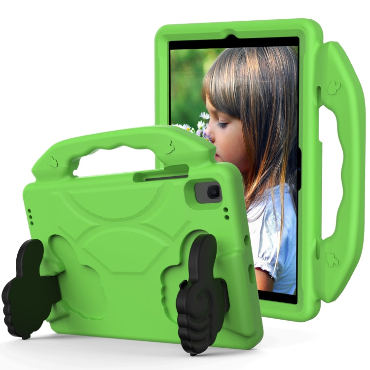 For Samsung Galaxy Tab S6 Lite 2024 Thumb Bracket EVA Shockproof Tablet Case(Green) - Other Galaxy Tab PC by buy2fix | Online Shopping UK | buy2fix
