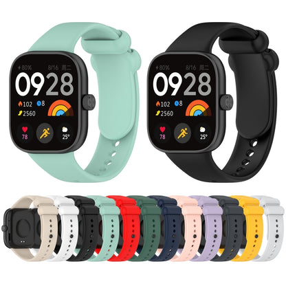 For Redmi Watch 4 Solid Color Liquid Silicone Watch Band(Starlight) - Watch Bands by buy2fix | Online Shopping UK | buy2fix