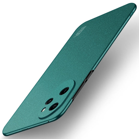 For Honor 100 Pro MOFI Fandun Series Frosted PC Ultra-thin All-inclusive Phone Case(Green) - Honor Cases by MOFI | Online Shopping UK | buy2fix