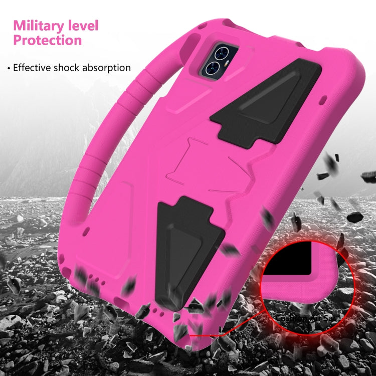 For Blackview Tab 80 10.1 2023 EVA Shockproof Tablet Case with Holder(Rose Red) - Others by buy2fix | Online Shopping UK | buy2fix