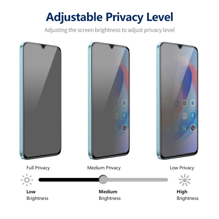 For Samsung Galaxy A24 5G ENKAY Hat-Prince 360 Degree Anti-peeping Privacy Full Screen Tempered Glass Film - Galaxy Tempered Glass by ENKAY | Online Shopping UK | buy2fix