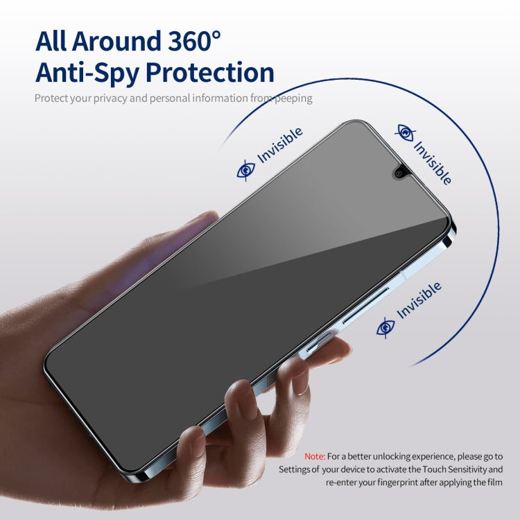 For Samsung Galaxy A05 / A05s ENKAY Hat-Prince 360 Degree Anti-peeping Privacy Full Screen Tempered Glass Film - Galaxy Tempered Glass by ENKAY | Online Shopping UK | buy2fix